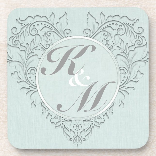 Posavasos Aqua HeartyChic (Frente)