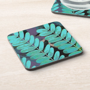 Posavasos Aqua Leaves