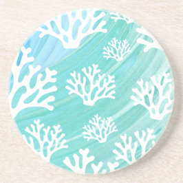 Posavasos Aqua Ocean Coral Sealife