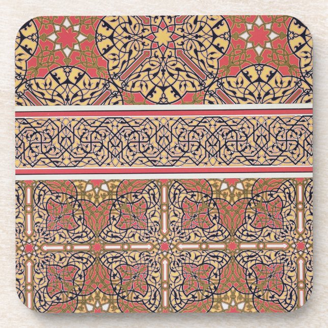 Posavasos Arabesques del techo de la mezquita de (Frente)