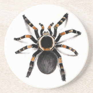 Posavasos Araña congregada rojo del Tarantula
