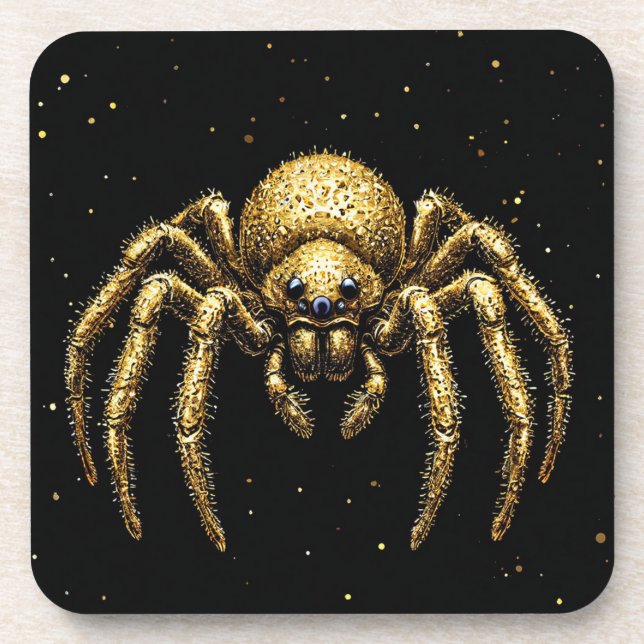 Posavasos Araña dorada (Frente)
