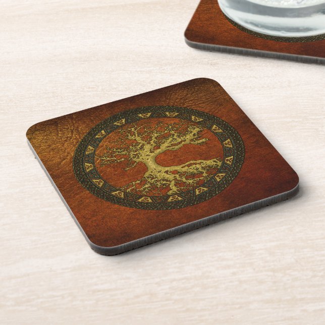 Posavasos Árbol antiguo de la vida (Lado Izquierdo)