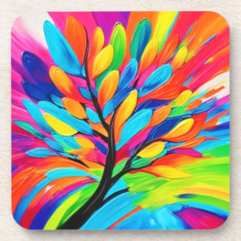 Posavasos Árbol Colorido de Sueños