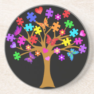 Posavasos Árbol de conciencia del autismo