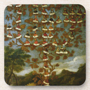 Posavasos Árbol de familia de la familia de Cornaro