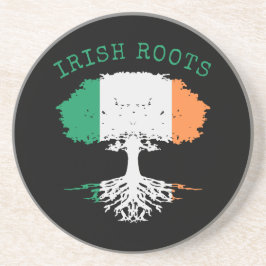 Posavasos Árbol de familia de raíces irlandesas