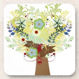 Posavasos Árbol de flores