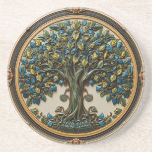Posavasos árbol de la vida de William Morris Vintage pre-raf