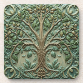 Posavasos árbol de la vida de William Morris Vintage pre-raf