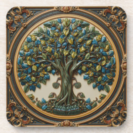 Posavasos árbol de la vida de William Morris Vintage pre-raf