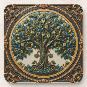 Posavasos árbol de la vida de William Morris Vintage pre-raf