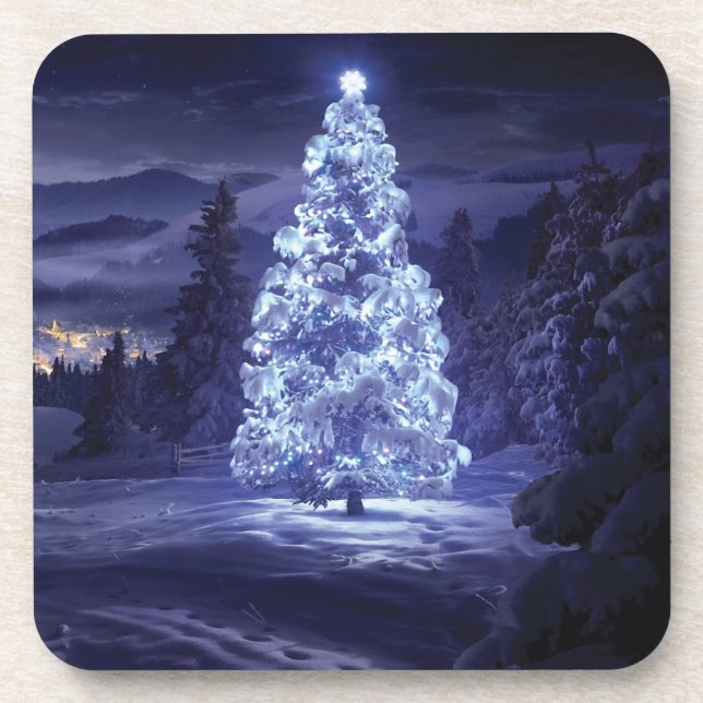 Posavasos Árbol de Navidad (Frente)