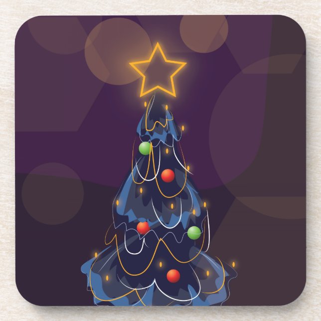 Posavasos Árbol de Navidad (Frente)
