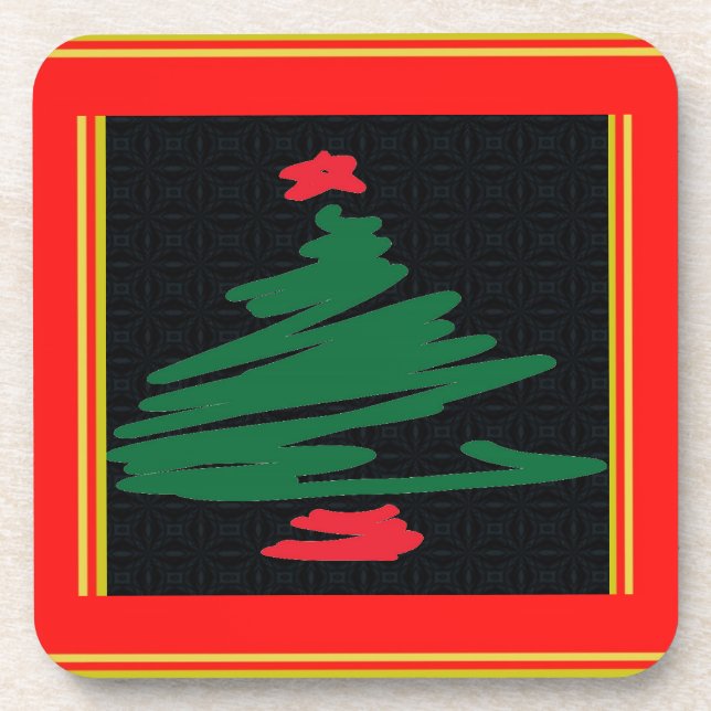 Posavasos Árbol de Navidad (Frente)