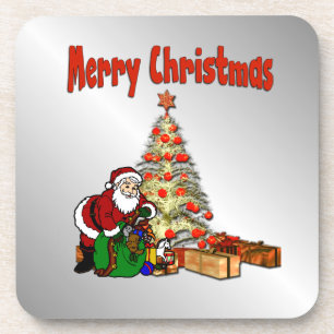 Posavasos Árbol de Navidad Santa Cláusula