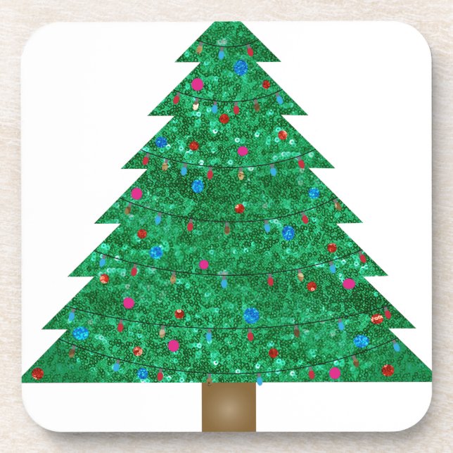 Posavasos árbol de navidad secuencial (Frente)