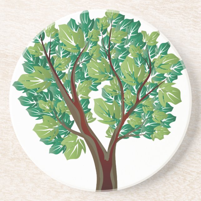 Posavasos Árbol de roble (Frente)