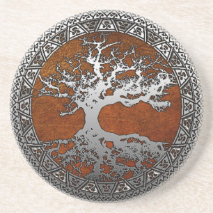 Posavasos Árbol de Vida de Plata