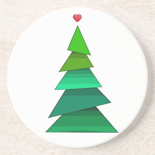 Posavasos Árbol del corazón (Frente)