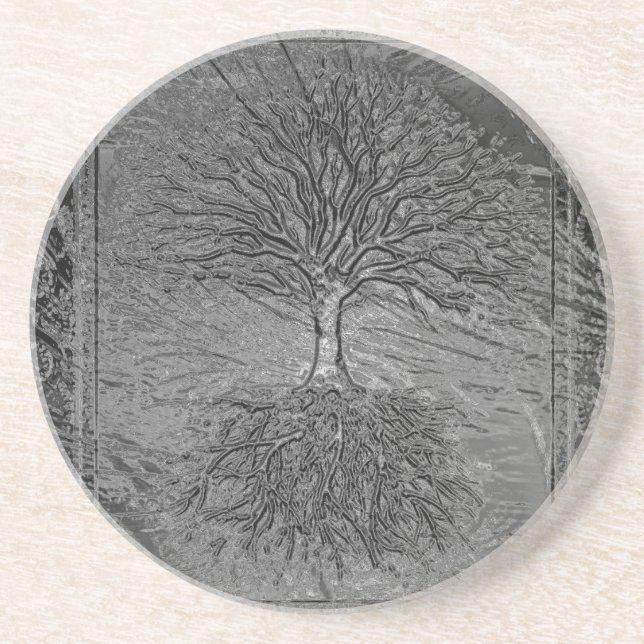 Posavasos Árbol del cromo de la vida (Frente)