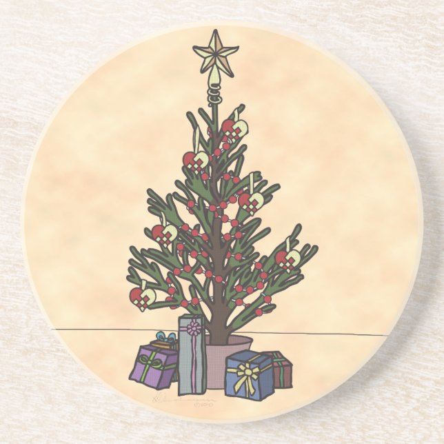 Posavasos Árbol, montaña rusa (Frente)