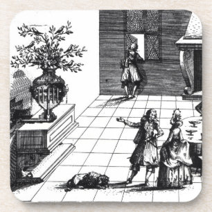 Posavasos Árbol musical de la canción del pájaro, c.1670