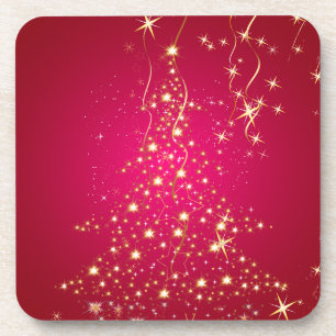 Posavasos Árboles de Navidad brillantes de PixDezines