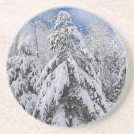 Posavasos Árboles nevados