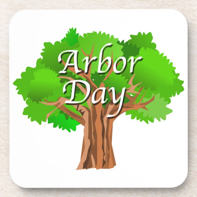 Posavasos Arbor Day Tree Holiday (Frente)