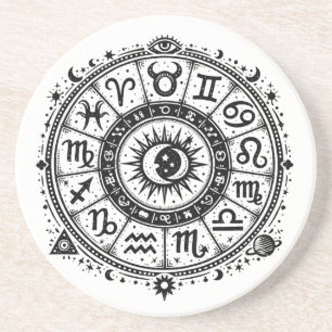 Posavasos Arcanos del Zodiaco — Los Doce Signos por BurnsInH