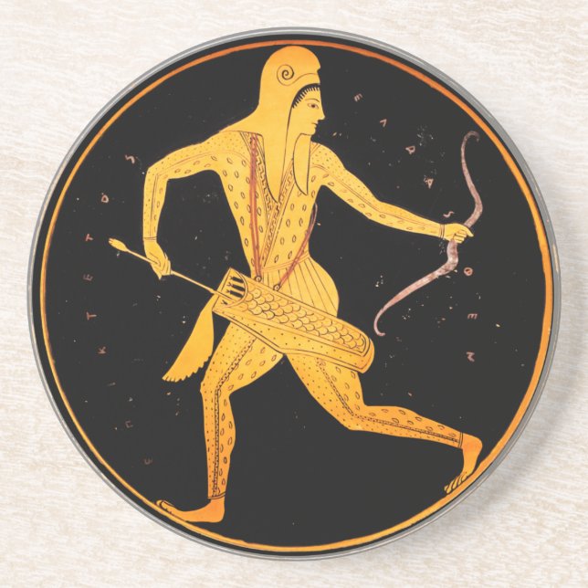 Posavasos ARCHER SKYTHIER Tondo Figura roja del ático griego (Frente)