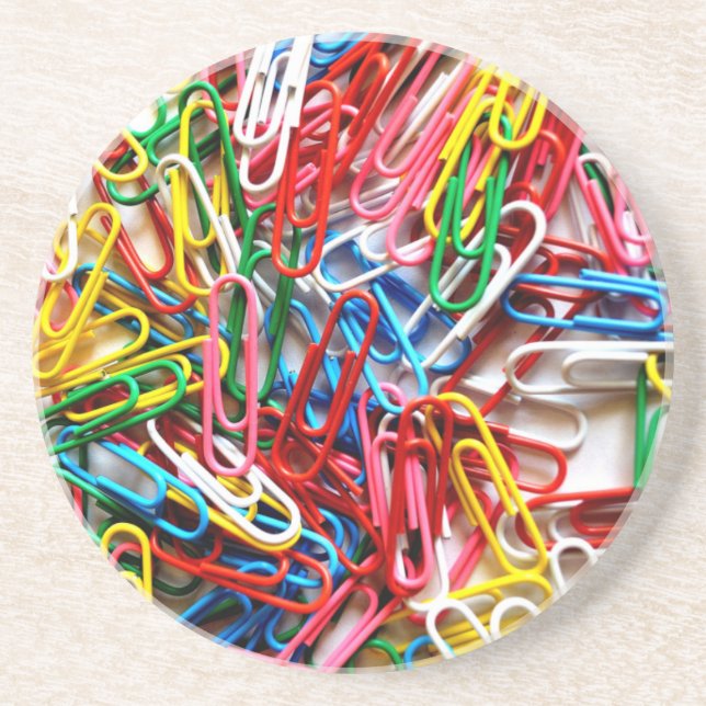 Posavasos Arcoiris de Paperclip (Frente)