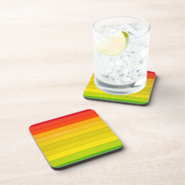 Posavasos Arcoiris rayado multicolor