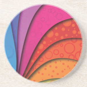 Posavasos Arcoiris sinuoso