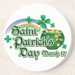 Posavasos Arcoiris y olla de oro -