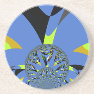 Posavasos Arcos de Guay con diseño de arte fractal