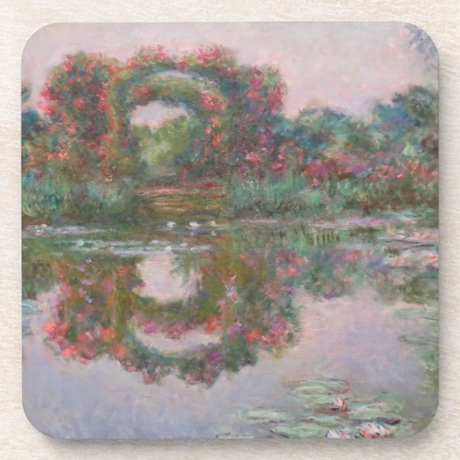 Posavasos Arcos floridos, Giverny - Claude Monet - c1913 (Frente)