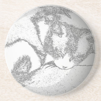 Posavasos Arena con forma de gatito