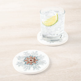 Posavasos Arena de criatura marina botón azul