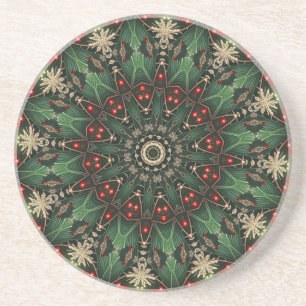 Posavasos Arenero decorativo verde de arenisca