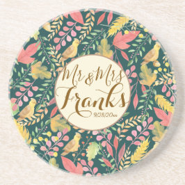 Posavasos Arenisca de otoño personalizada