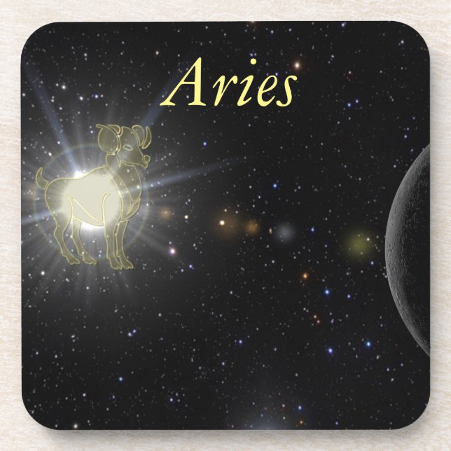 Posavasos Aries brillante (Frente)