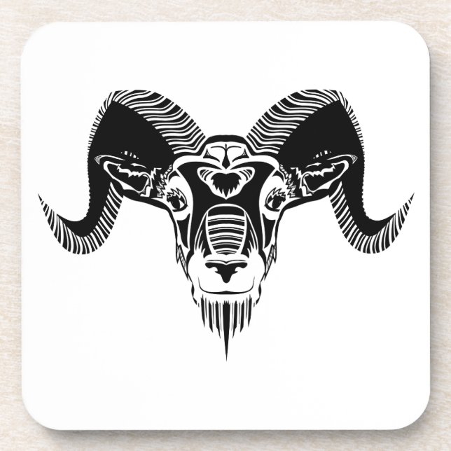 Posavasos ariete salvaje (Frente)
