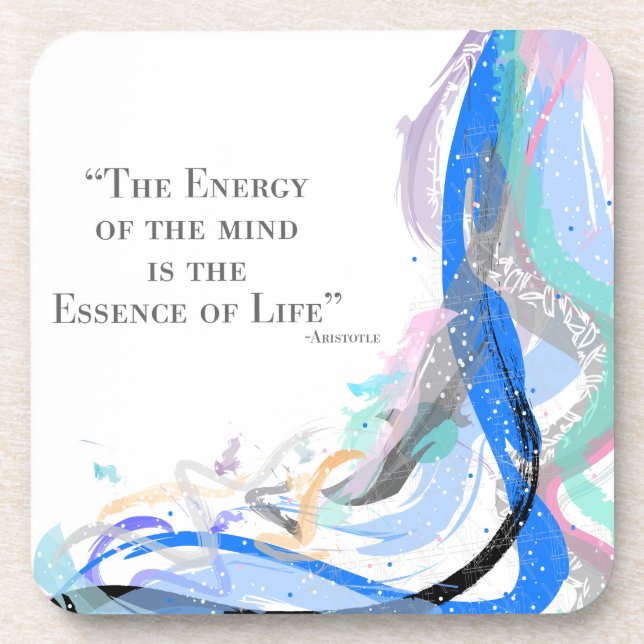 Posavasos Aristotle - Energy of the mind (Frente)