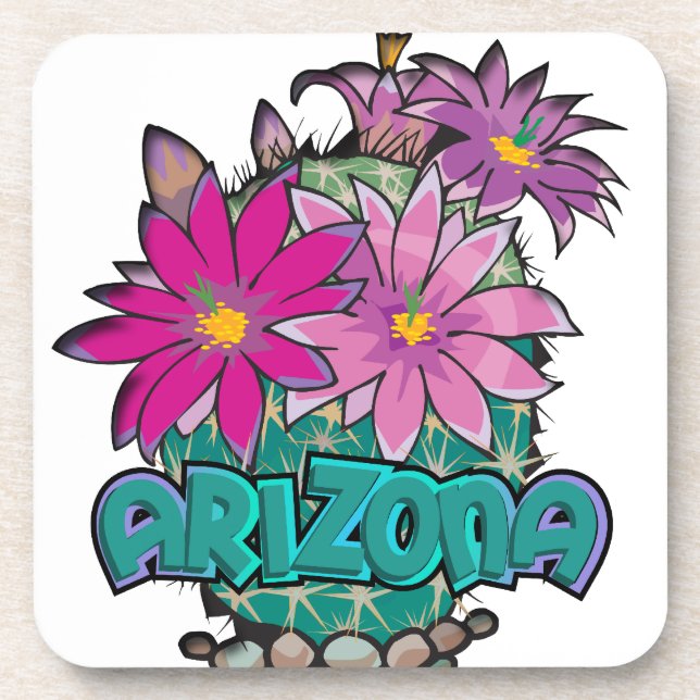 Posavasos Arizona Cactus Blooms (Frente)