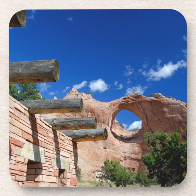 Posavasos Arizona, Window Rock. Capital de los navajos (Frente)