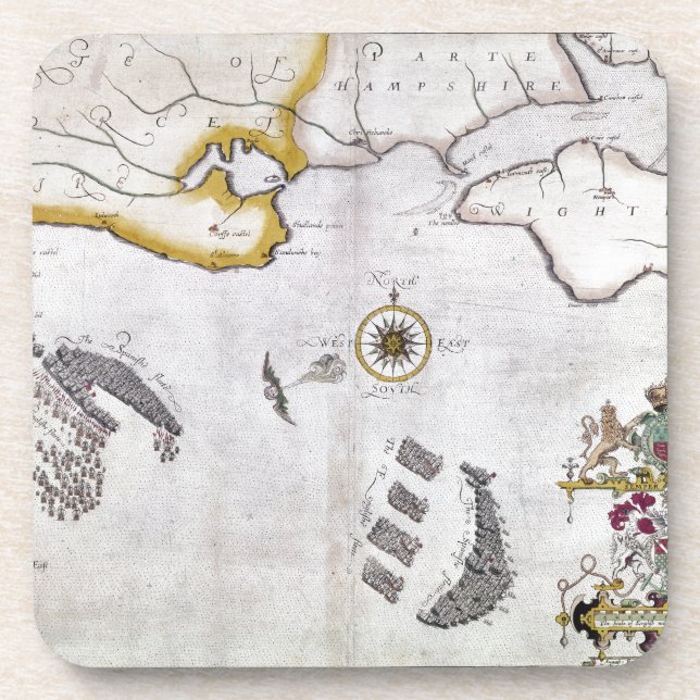 POSAVASOS ARMADA INVENCIBLE, 1588 2 (Frente)