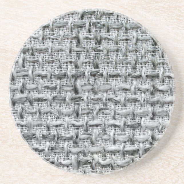 Posavasos Arpillera Gris (Frente)
