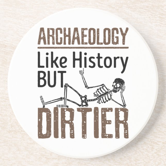 Posavasos Arqueología como historia pero sucia (Frente)